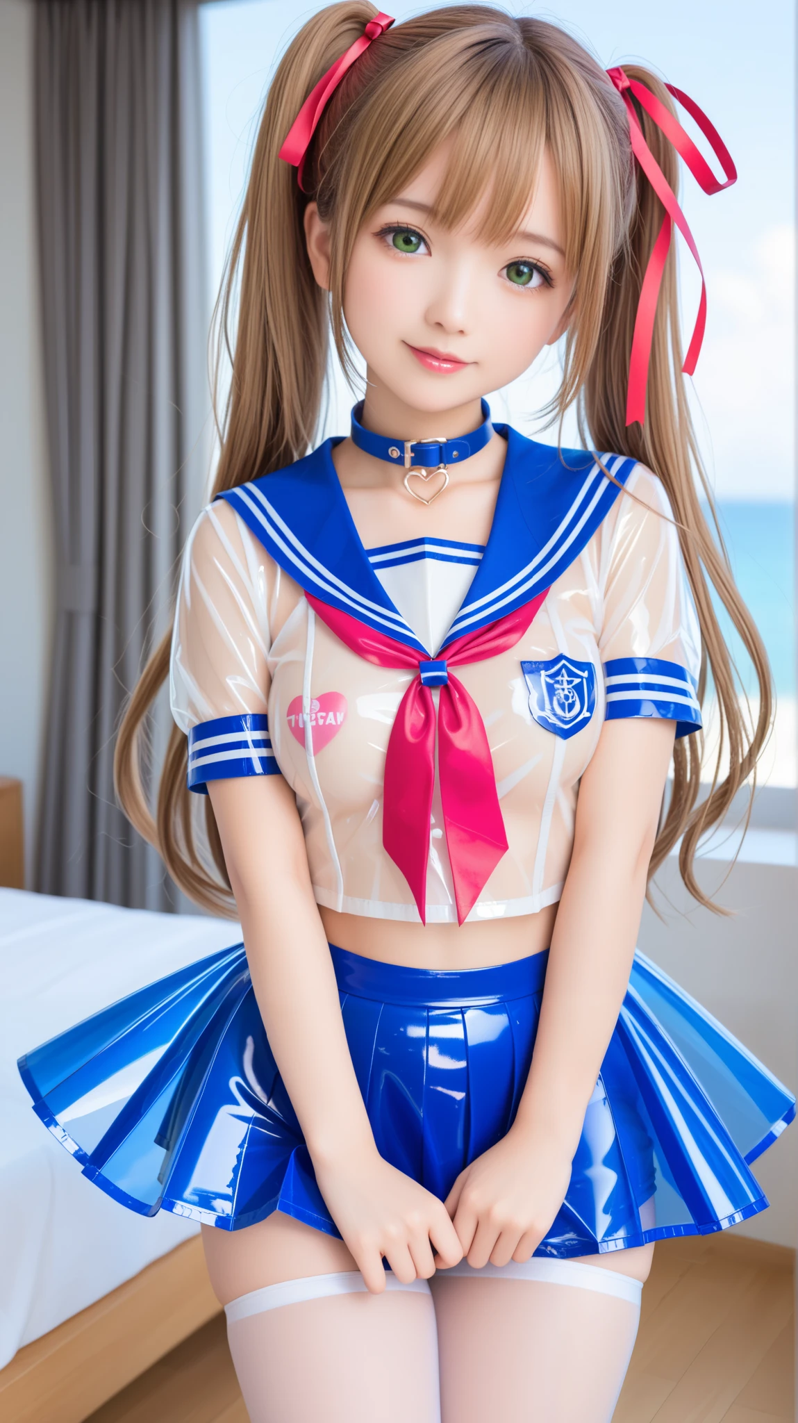 ("Ultra realistic quality"),("Ultra-transparent latex clear sailor top,Ultra-transparentラテックス Sky Blue Collar , Ultra-transparentラテックス Sky Blue Miniskirt "),("Ultra-transparentな超 clear なラテックス セーラー コスチューム "),(" Super Naughty Clear Latex Sailor Wear a Super Cute Face of Super Beautiful beautiful girl "),("A super beautiful girl wearing an Ultra-transparentラテックス Sailor Costume "),("Wear an Ultra-transparentラテックス Sailor Costume する"),("Wear a super naughty Ultra-transparent latex clear sailor top, super sexy Ultra-transparentラテックス Clear Sky Blue Color of Ultra Clear Sailor Mini Skirt,Ultra-transparentラテックス Clear Sky Blue Color of Ultra-transparentラテックス Collar , Super Clear Pink on the Collar Wear Transparent latex ribbons"),(" when my chest , air of, Ultra-transparent, ultra- clear , latex sailor costume ,Ultra-transparentラテックス , ultra sheer latex , Wear an Ultra-transparentラテックス of Ultra-transparentラテックス Sailor Costume Made with Ultra-transparentラテックス Fabric"),(" Real Ultra-transparentラテックス Sexy Sailor Costume "),(" Wear a Real Ultra-transparentラテックス Sexy Sailor Costume "),("Facing frontal of face and position "),("Light Brown of Hair Color of Twin Tail Hairstyle, Japanese, female high school student, and faint green of vegetation , Wearing an Ultra-transparentラテックス Sailor Costume, super sexy , とてもVERY CUTE , Super cute face, beautiful girl "),(" A とてもVERY CUTE , Ultra-transparent , super beautiful girl wearing a Ultra-transparent, Transparent, Genuine, Transparent latex sailor costume "),("Clear latex fabric of thin, smooth and ホニーofフラット Transparent latex fabric of super clear Transparent Genuine Transparent latex sailor costume "),(" VERY CUTE , super cute beautiful girl wearing a Ultra-transparent, Transparent, Genuine, Transparent latex sailor costume , the highest quality and highest class of Transparent latex, transparency and clarity of Ultra-transparent, Super Cute beautiful girl Wears Super Cute, Transparent, Genuine, Transparent latex sailor costume "),(" shot in Transparent latex space illuminated by strong, 明るい照明と前面からof光"),("super cute loli beautiful girl "),(" Wear a Clear Latex Fabric of Sailor Costume "),(" super cute super cute makeup "),(" Please shoot at close range "),(" ultra- clear latex with of highest transparency 、 Ultra Clear Half Sleeve Clear Wear a latex sailor costume "),("Ultra clear , Real Ultra-transparentラテックス Sexy Bulma Costume 、 Clear Latex of Sailor with a Clear Latex Ribbon Wear a costume "),
(" What is of surface of Transparent latex Smooth clear Latex Fetishist Girl , ホニーofフラット , 両脇of下にきらめきが , 、 clear , Wear an Ultra-transparentラテックス Sailor Costume , Super clear Latex Colors and Super clear Latex Ribbons 、 Ultra clear Latex セーラーコスチューム , Wear an Ultra-transparentラテックス Sailor Costume Super cute Ultra-transparent latex fetishist girl , shaved and no pubic hair "),
(" VERY CUTE 顔, small mouth,cute double eyelids, small breasts, B-cup small chest "),
(" brown of short twin tail hairstyle "),
(" of light that hits of front is coated oil "),
("Expectations , of body and straight forward posture "),
(" Sit with your feet open on a Transparent latex mat 、 feet 、 Open your crotch to show your crotch "),
(" Extremely Bright and Powerful Lighting 、 Wear an Ultra-transparentラテックス Sailor Costume , 両脇of下にきらめきが TRANSPARENT LATEX セーラーCOSTUME The lighting and of face and body are extremely bright and intensely illuminated "),
(" Matte Shoot with Light 両脇of下にきらめきが Transparent Latex セーラー Costume , of 、 illuminated from of front with clear latex air "),