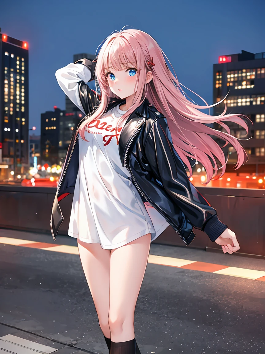 ((masterpiece)), (best quality),, official art, extremely detailed CG unity 8k wallpaper, highly detailed, shiny skin, Depth of field, vivid color,, 1girl, (curvy:1.0), (full body:0.8), girl wearing skirt or dress, sexy , portrait sophie mudd, casual pose, gorgeous young model, cute young woman, a beautiful -aged girl, very pretty model, young , cute young girl, beautiful young girl, beautiful model, pink hair, light hair, shiny hair, young and cute girl, girl, Nazuna nanakusa, Call of the night, Nazuna Nelliel anime, anime, looking at me, wild pose, sexy pose
