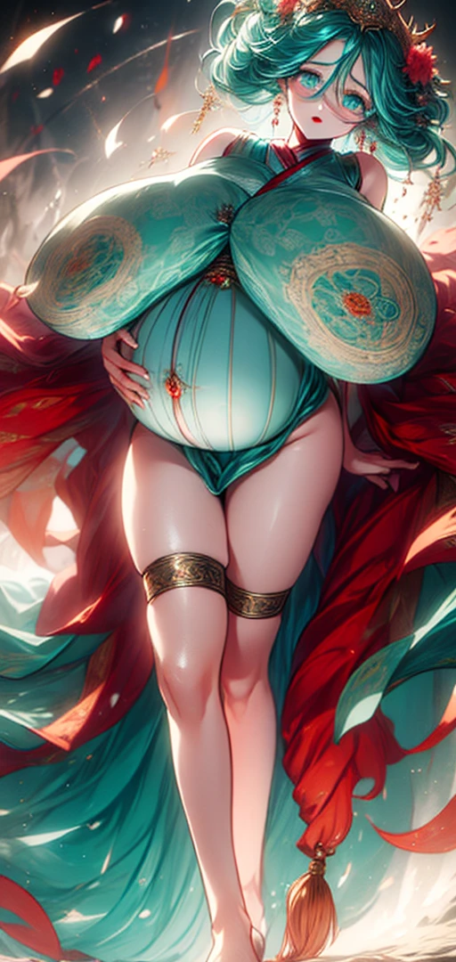 (nsfw), (uncensored), (1girl) , (Mature old female in her forties,milf,motherly), Puerto Rican,kkw-Latin,, Ombré eyebrows, (Brown eyes  ), (Purple Medium Length Crown with staircase braid hairstyle), (wearing Intricate Sage green Gown with a Velvet Train), with underneath (Fine green body-hugging bra, cheeky panties and lace tights:0.5),<lora:ClothingAdjuster3:-0.75>, short,(Rectangle body), [], (average breasts) , Festive holiday makeup,,pencil eyeliner,  zzz5eyeliner5,, ,  stud earrings ,
(solo focus),(Pussy inspection) ,pussy show, anus, multiple views, <lora:CLOSEUPS3:0.8> ,<lora:pussy show:0.2>,<lora:GodPussy2 v1:0.5>,
(masterpiece),((ultra-detailed)), (highly detailed CG illustration),(expressionless), (best quality),realistic8K UHD,High definition,High quality texture,intricate details,detailed texture,finely detailed,high detail,extremely detailed cg,High quality shadow,Depth of field,Cinematic Light,Lens Flare,Ray tracing,Particles of Light,light source contrast,
background A cozy, rustic mountain chalet with a view of the snow-covered peaks at Early evening,
<lora:uv:0.5>,<lora:EnhancedDetail:1.5>,<lora:more_details:0.33>,<lora:1EnhanceLightColor:0.25>, <lora:OilPastel_v1_R128:0.77>