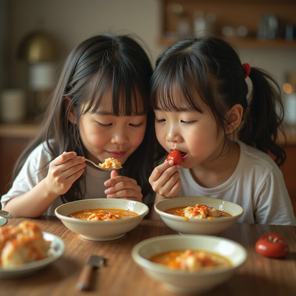 PASTEIS DE FEIRA , CHILDREN EATING THE PASTRIES.
