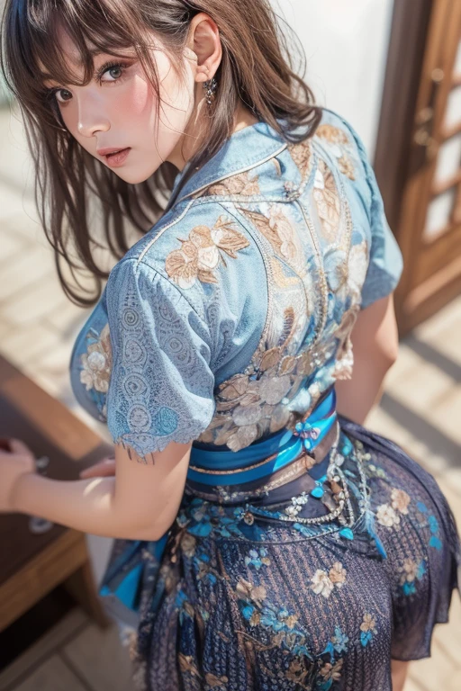 ((Best Quality)), ((Masterpiece)), (detail: 1.4), 3D, , (Sailor Moon: 2.1) ((Ami Mizuno/Sailor Crystal, Sailor Mercury)), charming smile, short hair, (short blue hair), leaky belly button, vibrant blue eyes, short skirt, white top, looking at the viewer,, background of the sea in Pattaya, Thailand, dynamic pose, (excellent detail, outstanding lighting, wide angle), dramatic shadows , ray tracing, NVIDIA RTX, Super Resolution, Unreal 5, Subsurface Scattering, PBR Textures, Post Processing, Anisotropic Filtering, Depth of Field, Maximum Sharpness and Acutance, Multi-Layer Textures, Albedo and Highlight Mapping, Surface Shading, Accurate Simulation of Light-Material Interactions, Perfect Proportions, Octane Rendering, Two-tone Lighting, Wide Aperture, Low ISO, White Balance, Rule of Thirds, 8K RAW, sfw, visible through the top, erect under the clothes, (extra-fine clothing material), full body pose, ((white boots)), view from ((rear)), (perfect ass), (underboob)