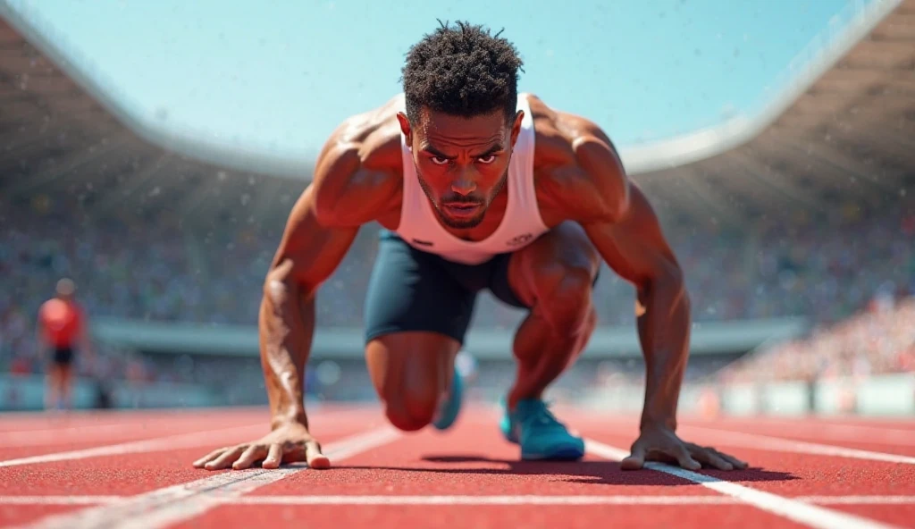 motivational thumbnail athlete sweat on face dedication on a track and others