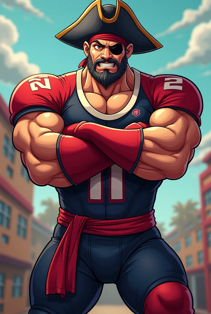 Super muscular adult boar beastman,(wear a sports uniform:1.8),Blindfold,Open your mouth and stick out your tongue,Some guys cum in my face,(Surrounded by red and black erect penises),(a large amount of semen on the face and body,:1.5),night,Outdoor,(Nipple ring piercing:1.5),Brown fur,Black hair and beard,(Deep Throat)