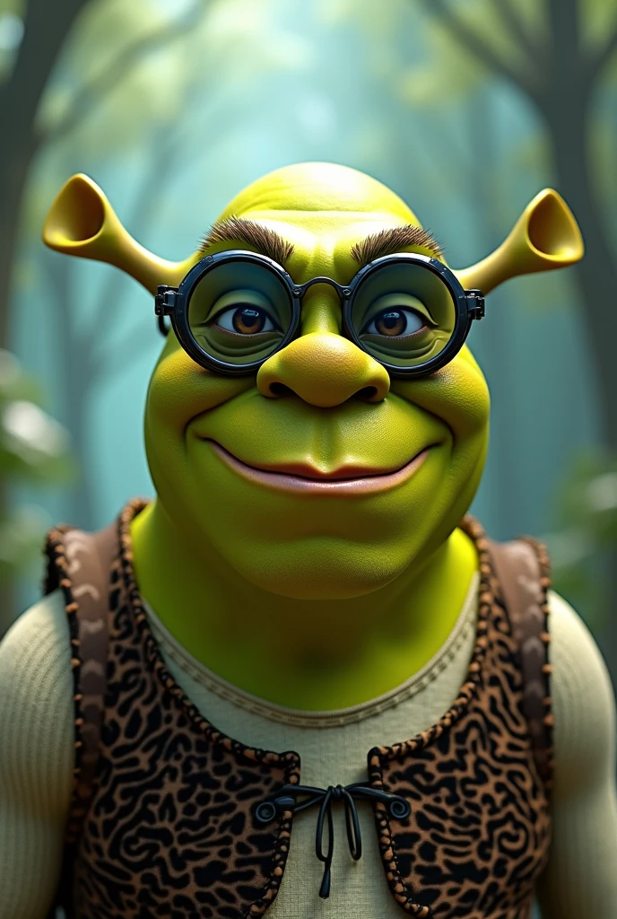  shrek Con lentes 