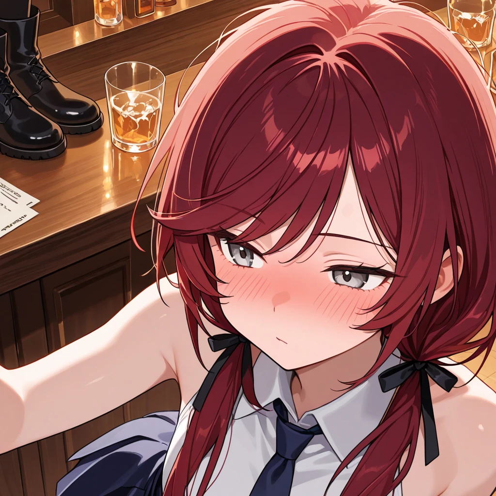 wine、girl
