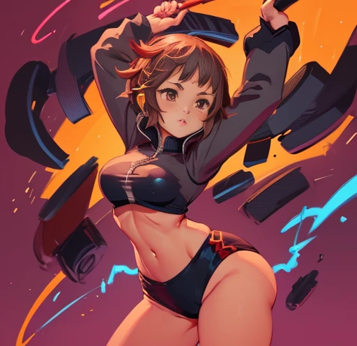 Beautiful anime girl with tentacles wrapped around her body, professional artwork, detailed eyes, beautiful eyes, beautiful face, flawless face, gorgeous face, smooth features, huge breasts, thick thighs, wet body, thigh highs, fishnet stockings, sexy gorgeous woman having sex with a multitude of tentacles, thick tentacle, curvaceous, voluptuous, milk leaking from breasts, exposed, pussy, vagina, tentacle in vagina, cum in vagina, sex, woman having sex with tentacles, tentacle orgy, fishnets, chubby, thicc, thick, wide hips, thick thighs, soft tummy, curvy, pudgy, surrounded by tentacles, body wrapped in tentacles, tentacles grabbing woman, tentacle penetrating, many tentacles, tentacle inside, black hair, red eyeshadow, black eyeliner, heavy eyeliner, beautifully detailed background, space ship interior, sci-fi, buzzed haircut, sidecut, undercut
