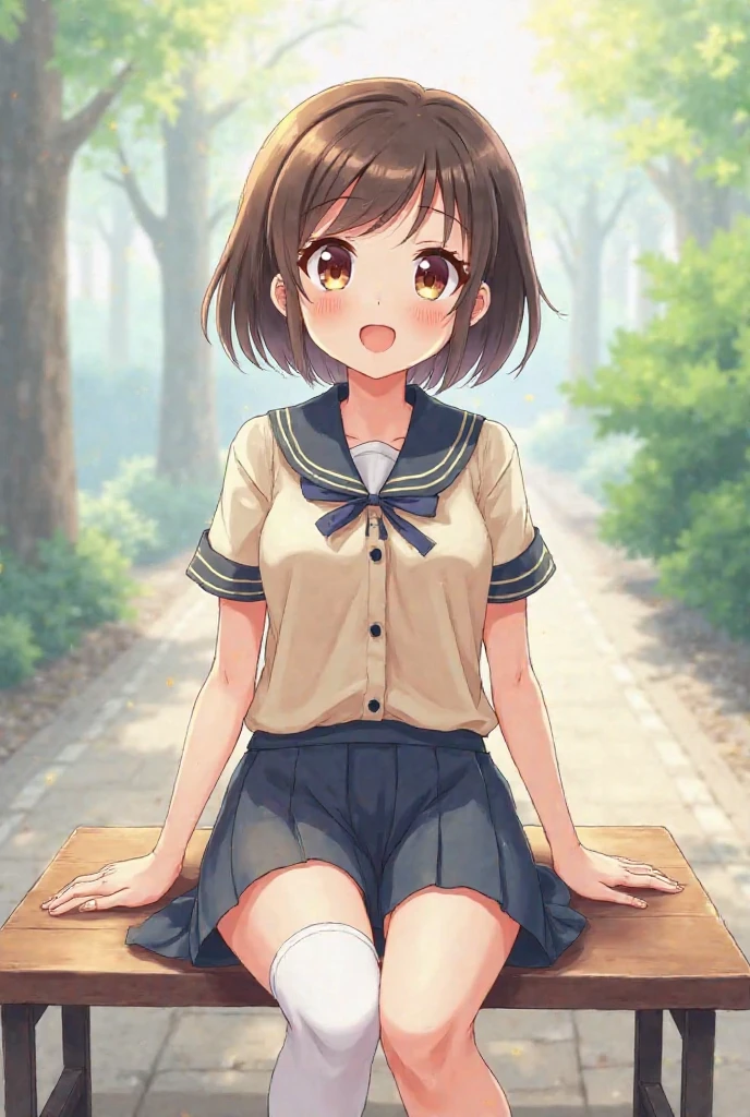 masterpiece, highest quality, High resolution, very detailed, detailed background, cinematic lighting, 1 girl,11 years old, looking at the viewer, barefoot, dress,lying down, looking at the viewer, Grass, short hair, smile, dark brown hair,, outdoor, puffy bangs, full body, wearing pink Randoseru Backpack, (Randoseru Backpack:1.0), white , Day light, brown eyes, dappled Day light, Day、topless、underless、nipple