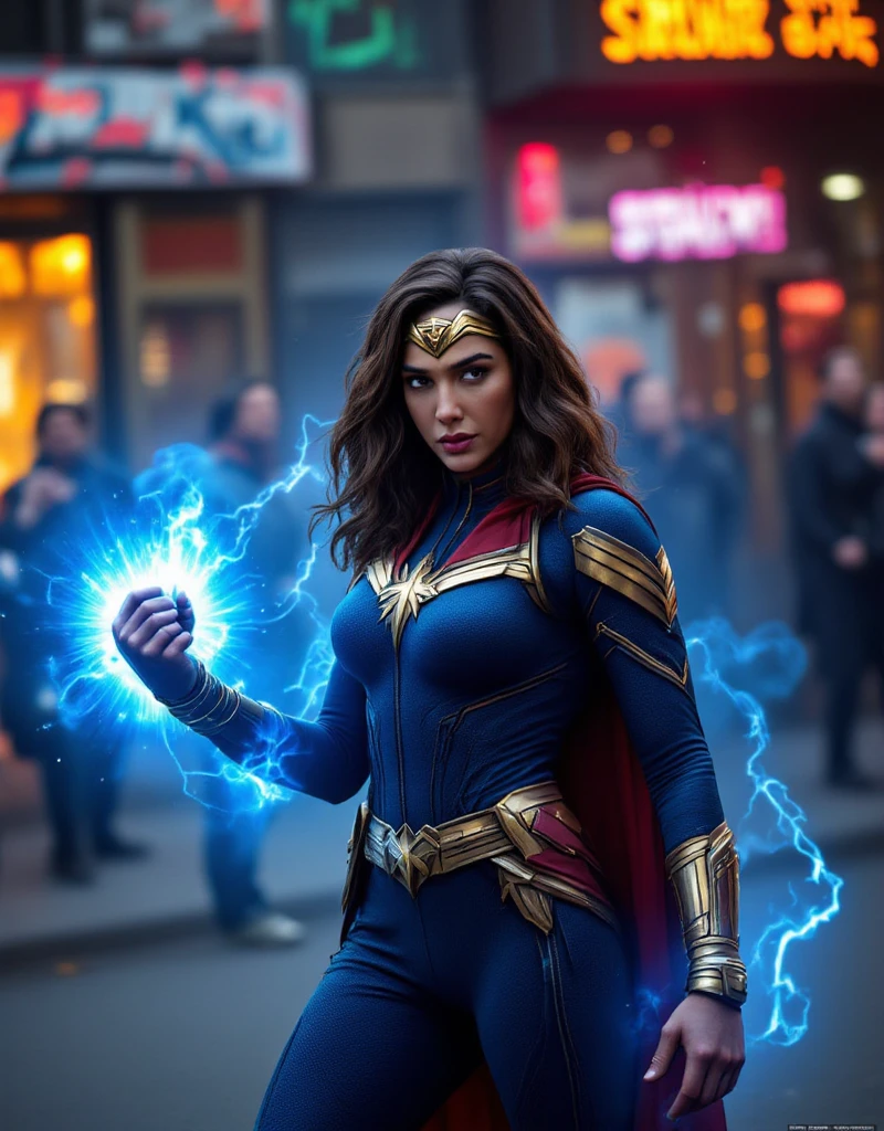 (wonderwoman,action,motion,fluid,energetic,multiple iterations,visually dynamic,captivating composition,plex) , (best quality,4k,highres),(realistic:1.37),(HDR,UHD),(studio lighting,sharp focus),(vivid colors),fluid movements,in motion,heroic pose,dynamic background,expressive face,strong and confident,blurred motion,multiple images overlapping,electrifying energy,forceful and impactful,motion lines,speed effect,rippling effect,superhero strength,eye-catching,attention-grabbing,sleek and powerful,stylized visuals,multiple perspectives,comic book vibes,bold and intense color scheme,moving and dynamic,dominant presence,superhuman abilities,empowering and inspiring,action-packed,extraordinary woman,transformational journey,unstoppable force,iconic superhero attire,awe-inspiring power,striking visuals.