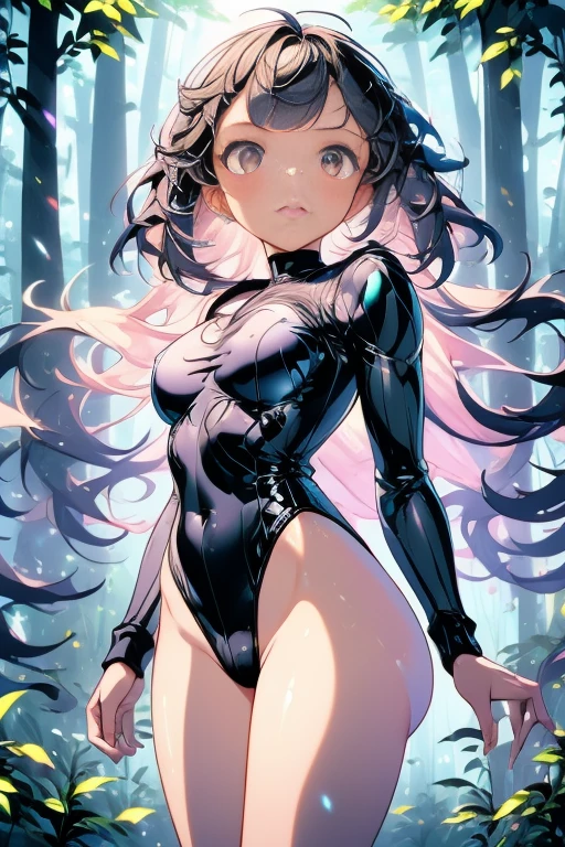 highquality illustration, masterpiece, very delicate and beautiful, attractive girl,(gymnastics leotard, long sleeve leotard with glittery decoration,high_leg leotard,athletic leotard,tight-fit leotard,iridescent gradient leotard),thin,slender body,slim,high school,gymnasium background,gymnastics club,gymnastics athlete,princess, beautiful eyes,light smile,(masterpiece, best quality:1.2), highres, extremely detailed CG unity 8k wallpaper, perfect lighting, Colourful, ultra-high res,4K,ultra-detailed, photography, 8K, HDR, ,