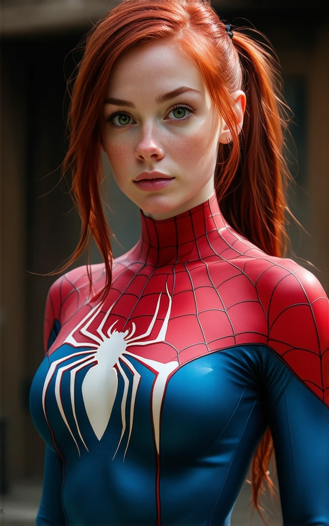 beautiful woman (EPM4d1s0nK4t3:.99), (( Deep side part)), eyewear_on_head, ((portrait)), (closeup:1.2), ((from the waist up)), ((( gaming room :1.2 ))), natural skin texture,  ((  spiderman cosplay :1.2)), (( Tassel Earrings )), 24mm, 4k textures, soft cinematic light, adobe lightroom, photolab, hdr, intricate, elegant, highly detailed, sharp focus, ((((cinematic look)))), soothing tones, insane details, intricate details, hyperdetailed, low contrast, soft cinematic light, exposure blend, hdr, faded, now, ("I've got a bad feeling about this.":1.1)