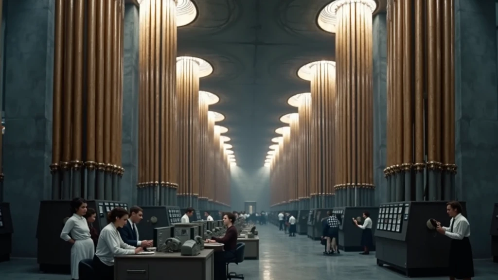 (((People))) are depicted as modern-day slaves to capitalism. In a stark urban setting, individuals are glued to their (((cellphones))) while immersed in their daily grind, symbolizing the relentless pursuit of material wealth. The scene is dominated by a sea of faceless figures in a monotonous work environment. Each person's face is obscured by the glow of their screens, emphasizing the loss of individuality in the race for consumption. The harsh, unnatural lighting of the workspace casts long shadows, highlighting the pervasive influence of capitalism. Render this image with a professional photographic style, employing a 35mm lens for a realistic perspective. UHD