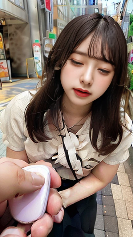 ulzzang -6500-v1.1, (Raw foto:1.2), (Photorealsitic:1.4), a beautiful detailed girl, extremely detailed eye and face, beatiful detailed eyes, huge filesize, (Colossal tits), hight resolution, ighly detailed, top-quality, [​masterpiece:1.6], [JK school uniform], illustratio, ighly detailed, nffsw, finely detail, top-quality, Highly detailed ticker uniform 8K wallpaper, Cinematographic lighting, 1girl in、17 age、Cute Japan high school girl、perfect body type、[Unbuttoning a white school blouse]、Large, Taut chest、[huge-breasted、heavy breasts:1.6]、Cute droopy eyes、Beautiful big eyes、White School Blouse、see-through brassiere、Sweating and getting wet、[sexual excitement:1.1]、[lyin in bed:1.5]、Raise both hands、School uniform ribbon around neck、A slight smil、(the whole body is wet)、Shining eyes、(A black、short-hair:1.2)、Herren、(Open dress shirt、long-sleeve:1.1)、(tight skirts:1.5)、耳环、(From  above:1.1)、POV、Look at viewers、sitting floor、Wooden flooring、white walls、(cum on chest:1.3)、(droolng:1.5)、(cry:1.2)、open open mouth、(a closeup:1.2)、simple background、‎Classroom、