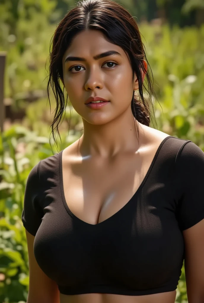 " 2woman, 35 Years Old, Indonesian , Lesbian Scene, Tank Top, big , full body, Curvy body, sharing Passionate hug and eating pussy