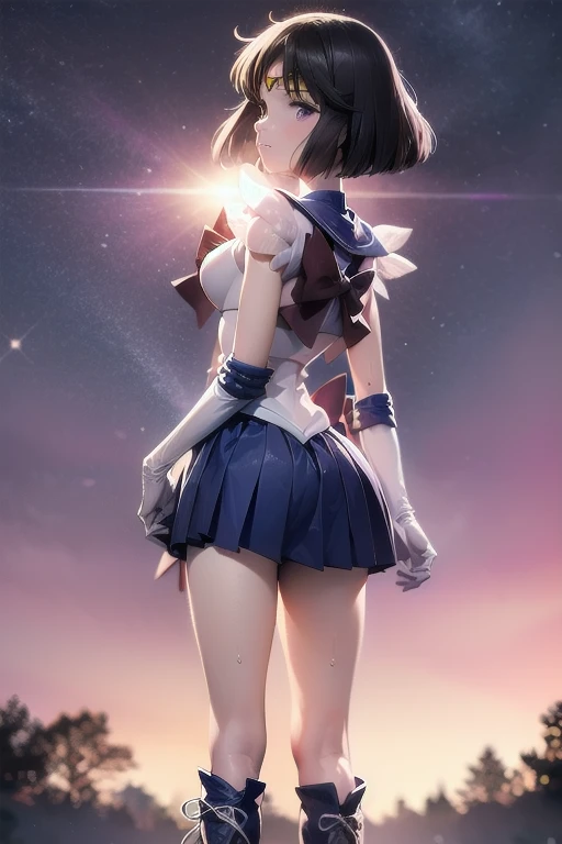 1girl, sailor Saturn, bishoujo senshi sailor moon, elegant detailed eyes, detailed facial features, long eyelashes, beautiful detailed lips, elegant detailed pose, highly detailed, masterpiece, 4k, hyper realistic, photorealistic, cinematic lighting, dynamic composition, intricate details, vibrant colors, soft dreamy atmosphere, magical girl fantasy, full body shot, SailorJupiter, magical girl