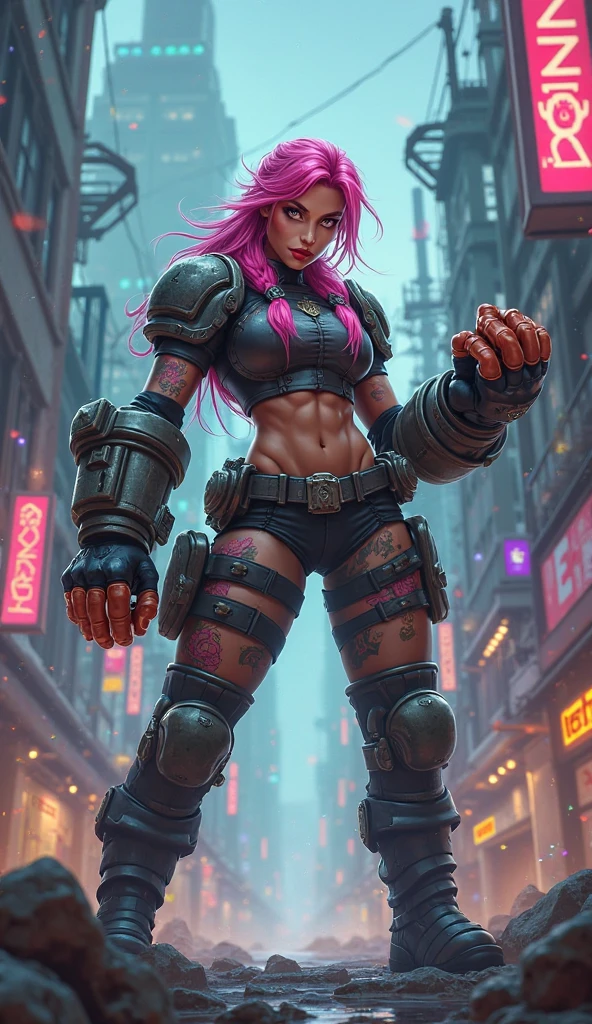 high contrast, (8K UHD:1.2), (photorealistic:1.2),(masterpiece:1.4), (best quality:1.4),extremely detailed wallpaper, highly detailed illustrations, ((1 Girl)) , (super-complex details) official art, unity 8k wallpaper, ultra detailed, beautiful and aesthetic, masterpiece, best quality, (zentangle, mandala, tangle, entangle), (fractal art:1.3) , masterpiece, , intricate detail,((tattoes:1)),((bulking)),covered body, armor medieval,upper body,(body builder crazy muscle:1.6), Fighter, muscular,colorful dress,bob hair,busty,sexy,curvy,crazy abs, upper , from front angle, raised hand, armpit, looking into camera,sweating,wet,((sad eyes)),((tattoes:1.4)),((colorful outfit:1.5)),((unique outfit:1.5))((mouth mask))