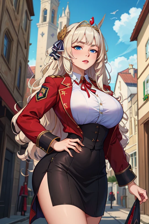 ,(masterpiece:1.5),(best quality:1.5),(high resolution:1.5),(8k:1.5),(Ultra HD:1.5),(perfect face:1.5),(beautiful detailed eyes:1.5),(Cowboy Shot:1.5) ,(extremely detailed face:1.5),(perfect lighting:1.5),(extremely detailed CG:1.5), (perfect hands:1.5),(perfect anatomy:1.5),,(perfect body:1.5),(perfect hands:1.5),(perfect fingers:1.5),(full body:1.5),(fighter:1.4),(1woman:1.3),(megami magazine:1.3),pale skin(fighter:1.5),blonde long hair,cool face,(green and red odd eye 1.4),(large breasts:1.2),(large ass:1.2),,(sexy look pose:1.5),(Black business suit:1.3), (Black Skirt:1.3),,(cameltoe :1.3),,(wet:1.2),(sweat:1.2),looking at viewer