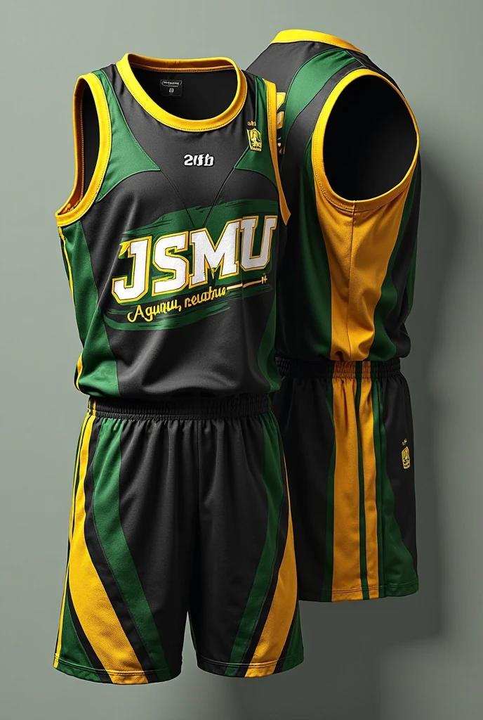 To design a basketball uniform using this logo of the San Josemaría Escrivá Educational Unit, I suggest the following:

### 1. **colors principales:**
   - **purple and white:** Use purple as the main color, since it is predominant in the logo, and white as a secondary color to contrast. You can use white for numbers, names and details.
   - **green:** Consider green as an accent color, perhaps on the side lines or the edges of the uniform.

### 2. **upper part (Jersey):**
   - **frontal:** Place the logo in the center or on the left side of the chest. Below the logo, you can add the team or school name in a simple and readable style.
   - **back:** The numbers can go on the back with a large and clear size, using white or purple depending on the background. The player&#39;s name can go above the number, also in white.

### 3. **Bottom (Shorts):**
   - **colors:** Use purple as the base color, with details in white or green. You can include the logo on one of the sides of the shorts or on the bottom.
   - **Details:** Consider adding a line or pattern on the sides of the shorts in green, to give it a distinctive touch.
Give me another design

