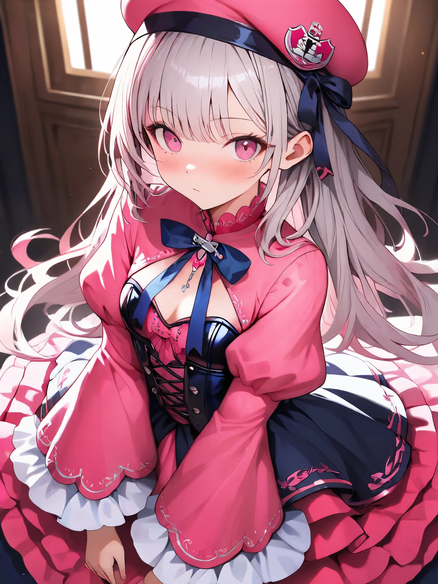 NSFW,masterpiece,Highest quality,High resolution,Super detailed,nekone \(utawarerumono\),Embarrassed,blush,Expecting face,Seduce,smile,Luxurious Room
