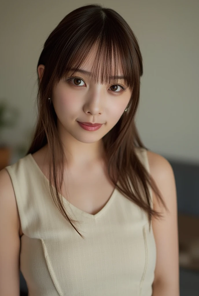 beautiful, light grey eyes, (best quality, ultra-detailed), (realistic:1.37), beautiful and detailed face, ultra-realistic texture, delicate face, delicate body, red lipstick, bright colors. High definition, 8K.