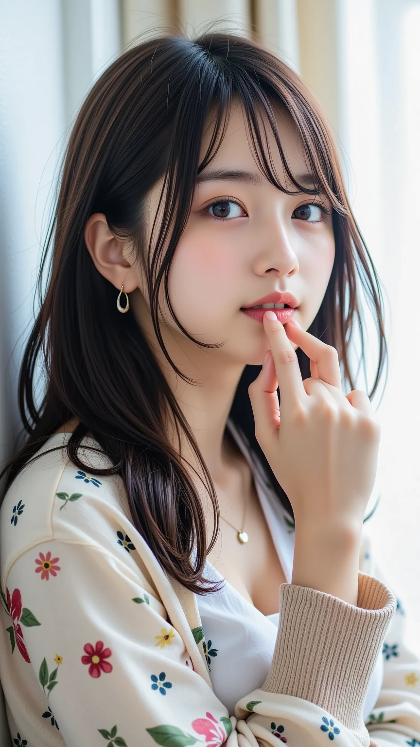 Create a portrait of a young Japanese woman in her early 20s - SeaArt AI