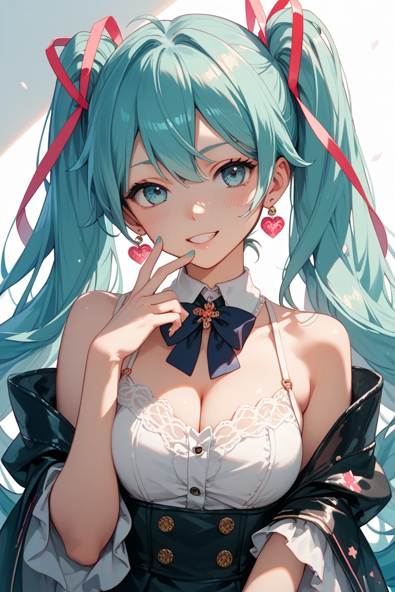 top-quality、Top image quality、​masterpiece、teens girl((santa style short skirt、santa style tank top、sixteen years old、 Ager、Best Bust、big bast,wide open breasts、Beautiful light blue eyerest, multicolored hair、A slender,Large valleys、dye one's cheeks red、Red Body Paint、Red Face Paint、be shy、heart mark、Fall into bed、Let your viewers contact you、dishevled hair)),hiquality、Beautiful Art、Background with(( natta、snowflakes falling、Nice and clean room.、Christmas Party、Party Venue、Christmas Lights、Christmas tree、christmas bed)))、masutepiece、depth of fields,
