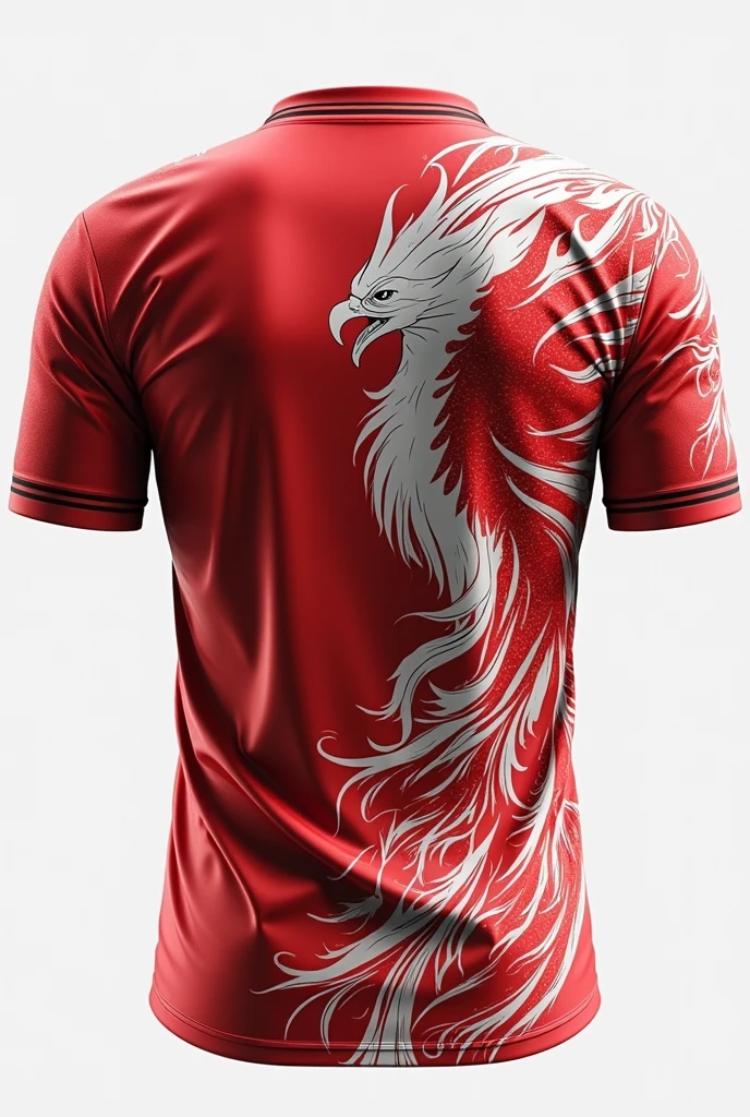 Generate me a football kit for white cobras with red
