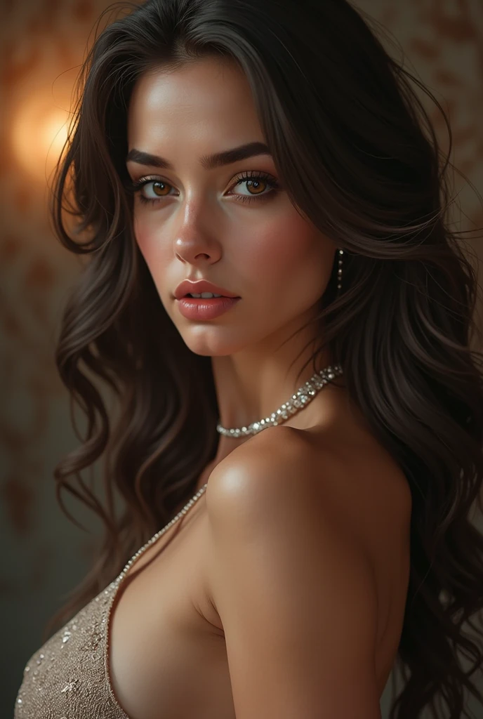 Beautiful woman and luxury car