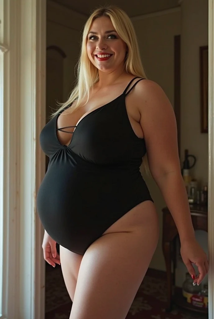 Rachel, Pregnant women, Portrait of a 40-year-old woman with very long bright white hair, very voluptuous body, Mature 40 year old woman, Sexy smile, 8k, Detailed Background, Surreal, realism, Pool, Browsing Caution, Pink high neck leotard, showing whole body, whole body, big , Perfect breasts, Very large breasts, View the viewer from above, Expressionless, Soft lighting, Very detailed, Long white hair, Gothic Makeup, Sensual appearance, Curvy Model, very voluptuous body, Sensual body, Plus Size Women, Attractive plus size model, Pregnant women, Very long bright white hair, Gothic Makeup,