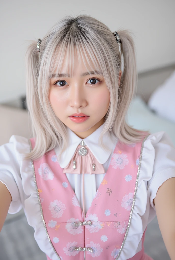 (masterpiece,best quality:1.4),Small Animal System,foreshortening,(8k,raw photo,photo realistic:1.2),realistic:1.4,anatomically correct,accurate,textured skin,shiny skin,shining hair,detailed skin,detailed face,detailed eyes,1girl,(((Japanese cute idol))),Intensely cute:1.3,small face (of a woman),cute face,(Very beautiful and clear baby skin detail,Realistic skin),(Very detailed eye sparkle:1.3),(Very detailed,Naturally breasts,,drooping eyes:1.4,),,(Very detailed Clear and beautiful breasts,),(Very detailed A happy girl, deep-tanned skin, 1 girl,),(Very Detailed long silver hair,Mine Trendy Clothing,minefield fashion,Mine makeup,accessories,Mine hairstyles,Fluttering ruffle mini skirt,Emphasis on the bosom),(Very detailed Ferris wheel at an amusement park,safari park),(Very clear and beautiful background details:1.6,Realistic and accurate background:1.2),(Very detailed,,online shopping,LUMINE® Market,),upper body,pussy line:1.3,Front view:1.6,Taken from directly below:1.5,embarrassment:1.3,low angle:1.5,low position,Very detailed show panties:1.5,nsfw,(Sitting with Knees Up on chair, spread legs:1.3),(cowgirl position, open legs:1.4),POV,pussy line:1.3
