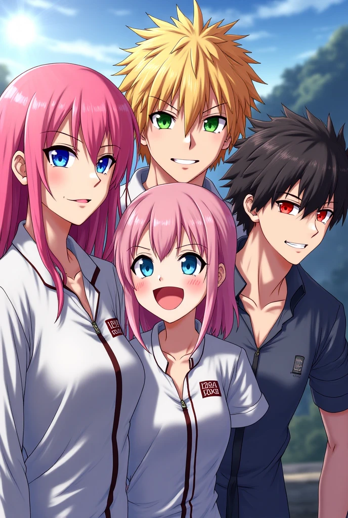 Subaru beijando a zero two