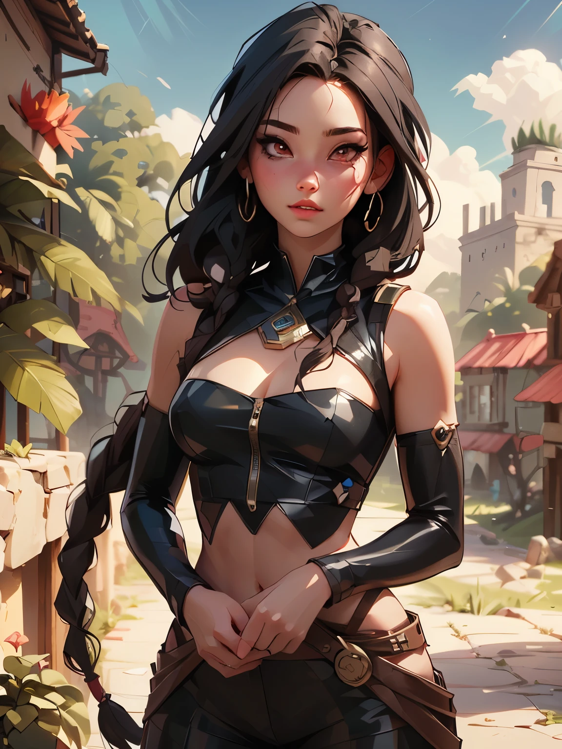 Xena princess style Cartoon style digital illustration GTA style warrior portrait mode sensual sesys style Cartoon style digital illustration together boyfriends Cartoon style character portrait mode Cartoon style character happy facial expression beautiful smile and six portrait mode medium small Female character in cartoon style Illustration in digital art style Cartoon image of a woman .Ilustra??o estilo desenho animado, estilo de arte dos desenhos animados, Ella Purnel lestilo Cartoon style digital illustration artgerm style cartoon art style, digital illustration style, design de personagens altamente detalhado, arte digital detalhada coragem, Forest fan art, Design de personagens de retrato, beautiful digital illustration, retrato de alta qualidade, Arte em quadrinhos, mulher jovem cabelo com transas lindas . Beautiful lined eyes Medium large bust and wonderful sexy clothes. image expression of sexual desire from waist to waist illustration Ella Purnellstyle Cartoon style digital illustration artgerm style up Female character atompunk style Fallout 4 black haired actress Ella Purnell with war marks Cartoon image of a woman .Ilustracaoo estilo desenho animado, estilo de arte dos desenhos animados, estilo de arte dos desenhos animados, digital illustration style, estilo atompunk design de personagens altamente detalhado, arte digital detalhada coragem,atriz Ella Purnell com cabelo preto e corpo esguio Forest fan art, Design de cabelos pretos personagens de retrato, beautiful digital illustration, retrato de alta qualidade, Arte em quadrinhos, s . Olhos delineados, medium bust and wonderful sexy clothes. image expression of sexual desire from waist to head illustration atompunk style Fallout 4 The perspective is from below, enfatizando a majestade e o poder da Gigante."actress Ella Purnell black hairstyle Cartoon style digital illustration GTA Style