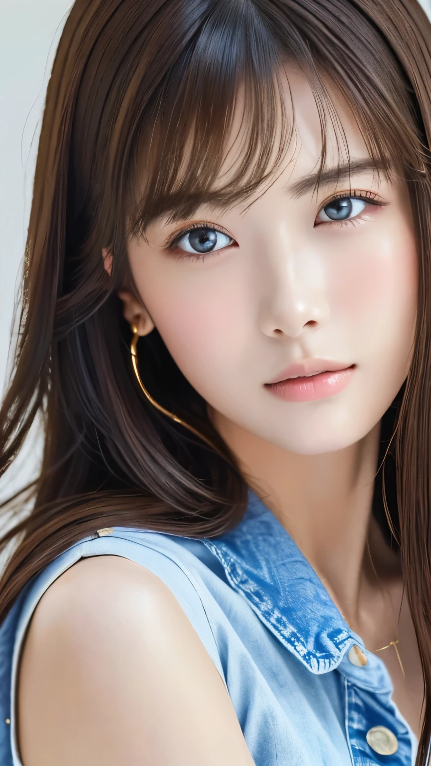 (Representative works:1.3)、(8k、realistic、RAW photo、best image quality:1.4)、Xiaoyan、beautiful face、(realistic Face)、 without makeup、Natural Makeup、light makeup、 (dark brown hair)、 beautiful hairstyle、realistic eyes、beautiful detail、 (realisticな肌)、beautiful skin on hands、 (Casual Fashion)、 Confused、 charm、超high definition、super real、 high definition、 golden ratio
