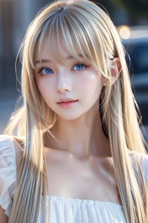 ((masterpiece、top-quality、ultra-definition、hight resolution))、独奏、a beauty girl、radiant eyes、perfect eyes、blue eyess、Silver Theme、lowrise、full bodyesbian