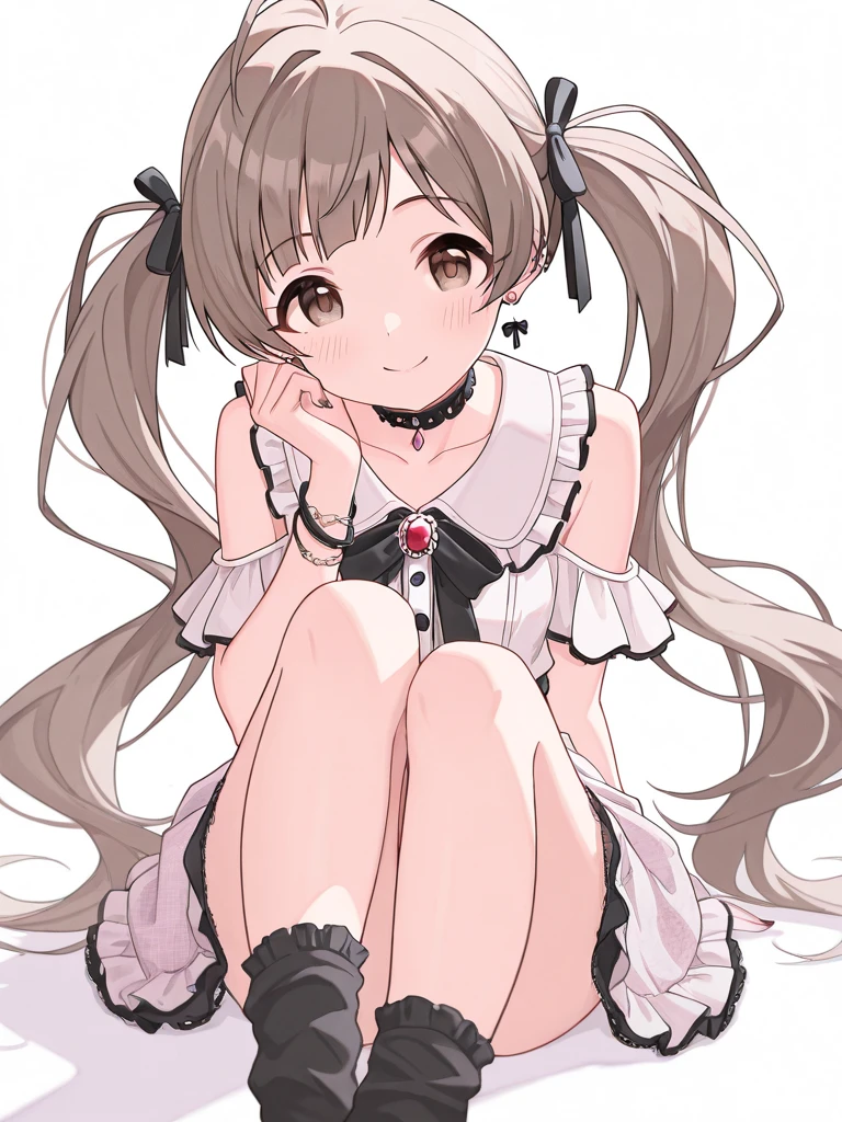 One Woman、Cute Woman、plump thighs、Best image quality、High resolution、masterpiece、super high quality、Spread your legs、Black bra、Black panties、I can see her panties、とてもBig Ass、Blushing、4K quality、Thick thighs、Big Ass、Squat with your legs apart、Blushed、Big Breasts、Proud face、Wearing black stockings、bed、Spread your legs wide、Ridiculously big、Very big ass、Low angle shot、Breasts that are too big、Sweaty all over、Heavy breathing、My breasts are bouncing up and down、heart、Sticking out tongue、Lower body close-up、Panties in the hands