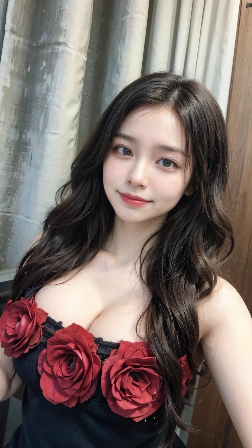 ((highest quality、8k、masterpiece: 1.3))、Full body photo、Audition Style、Rookie Idol、Rookie Idol、Pure Idol、Japanese、sharp: 1.2、Perfect body beauty: 1.4、Abdominal muscles: 1.2、((Layered Hairstyles、Huge boobs: 1.2))、street: 1.2、Highly detailed face and skin texture、Very large breasts、Poses that accentuate the chest、Sexy Big 、Exposed cleavage、Highly detailed face and skin texture、Detailed eyes、double eyelid、Embarrassed look、Blushing、Red nose、Long brown hair、very thin dress、voluminous bust size、Very big