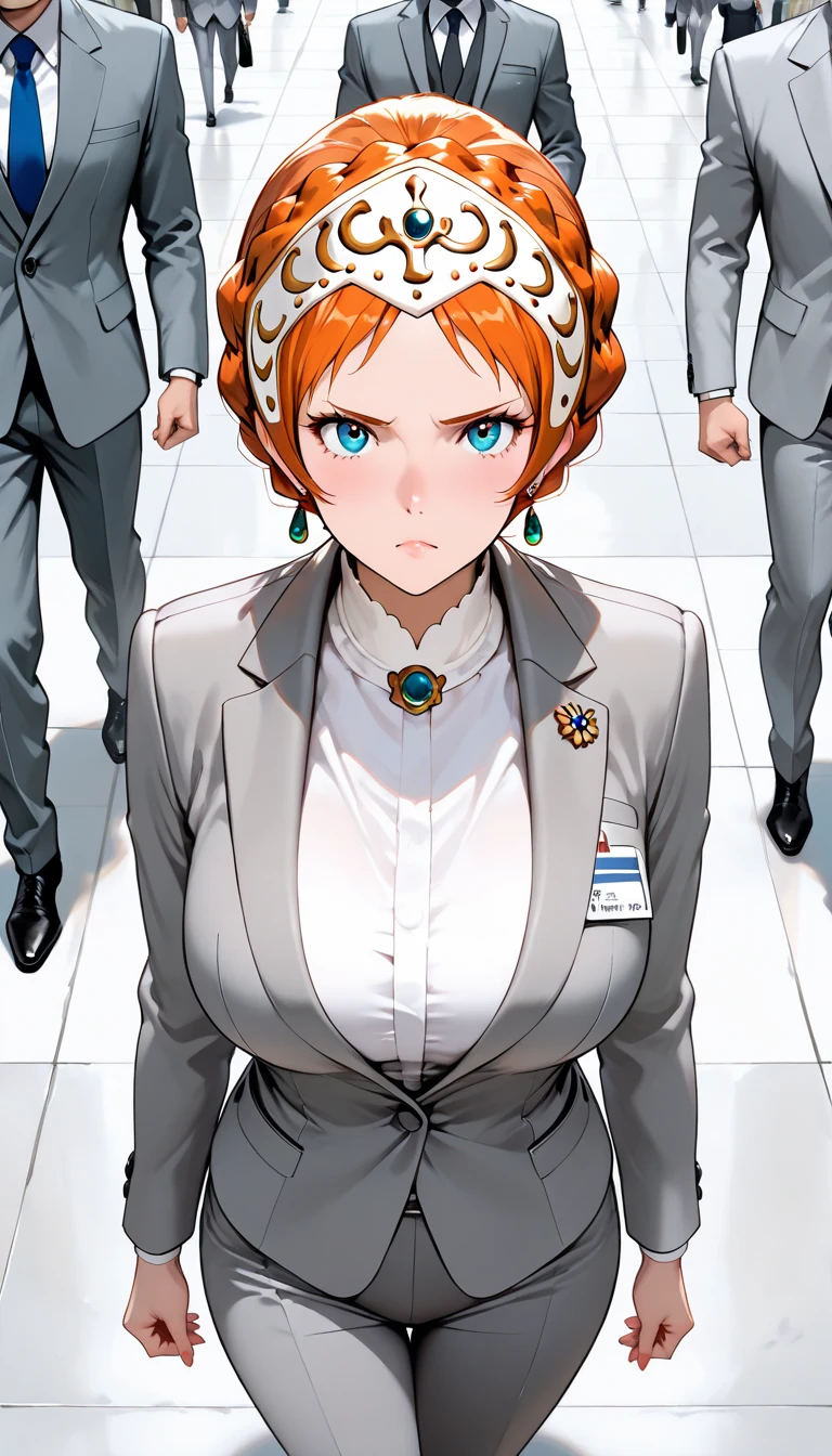 masterpiece, best quality, girl, woman, highres,  beautiful girl ,  portrait <lora:atomicHeartRobotMaid_001:0.9>