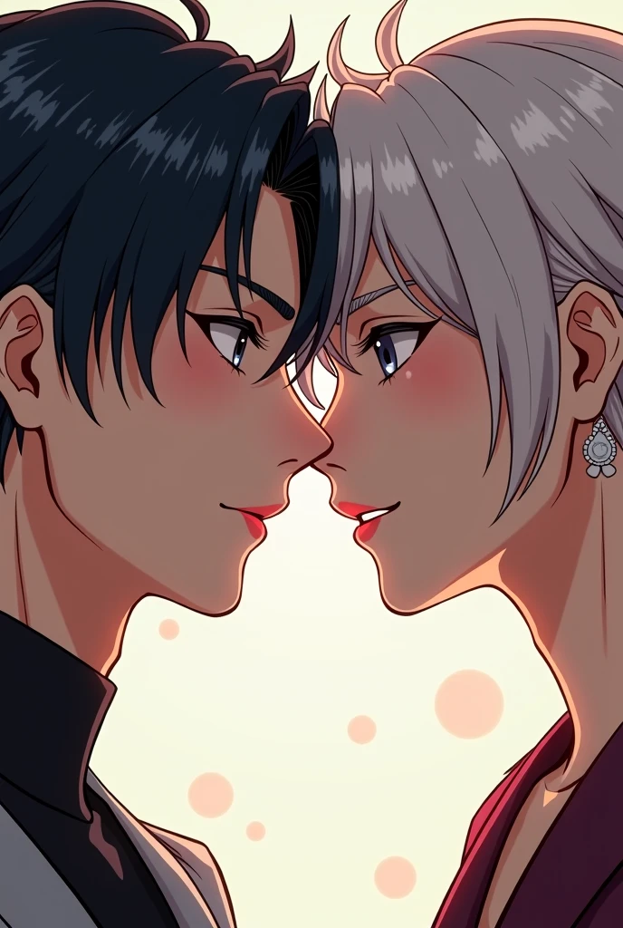  kissing boy on the face 