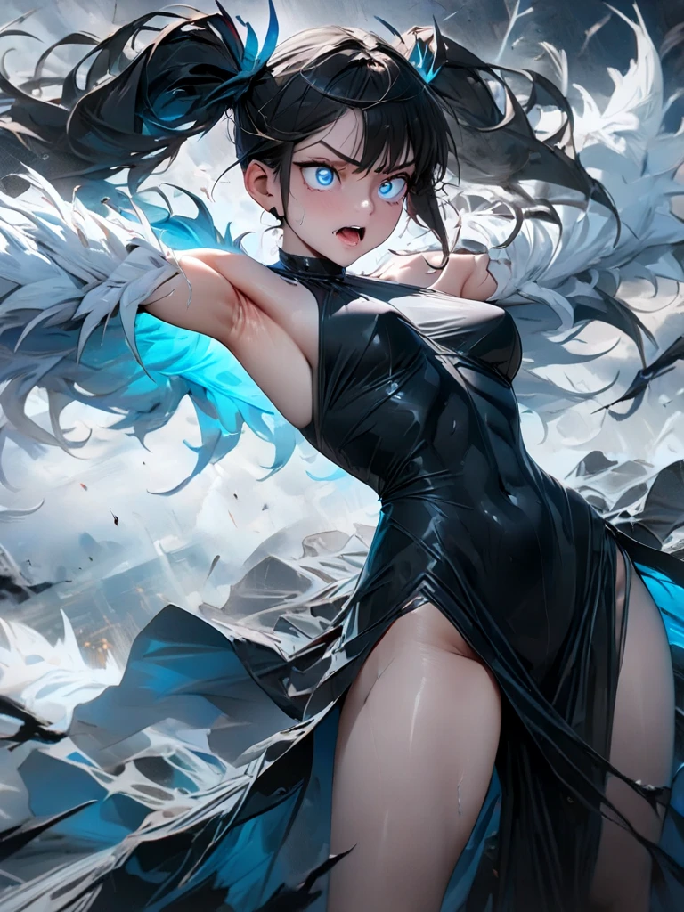 ((masterpiece, best quality)), Epic battlefield atmosphere,Delicate face,Snow Woman,winter,Snow Mountain,whole body,Standing picture,glowing white eyes,Large Breasts,Perfect body proportions,Pure white background,firefly,Snow,snowflake,Edelweiss,Lace,Transparent sex bikini