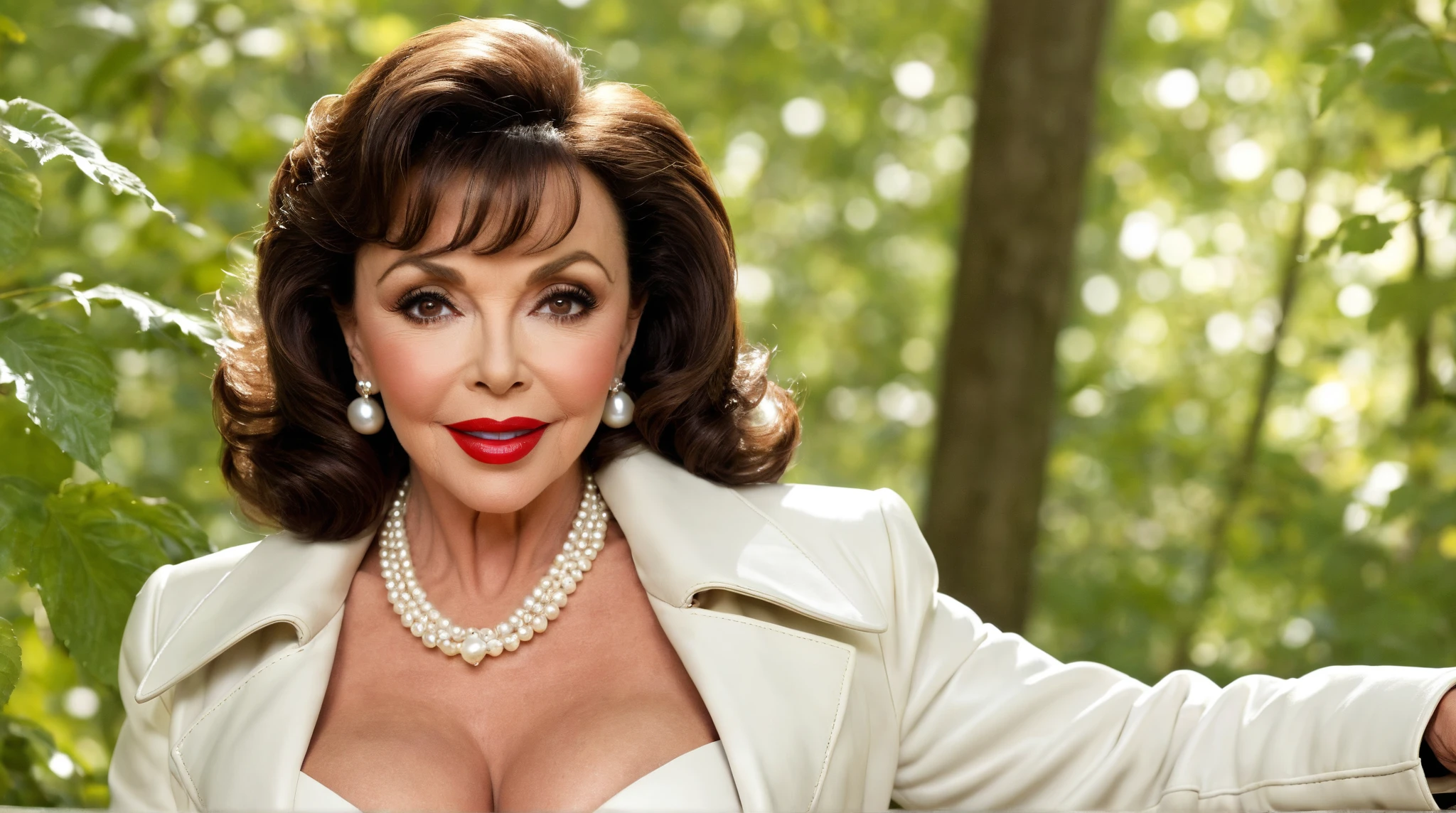 Sophia Loren wearing traditional Poland clothes wearing lipstick and smiling