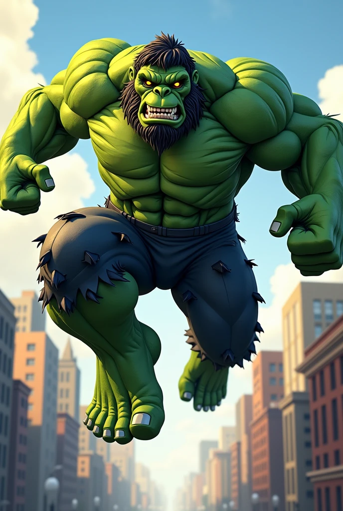 hulk +roar lion + venom  hybrids 