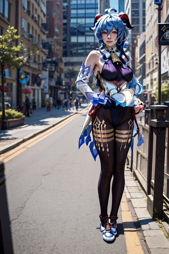 Young queen、large full breasts、beautiful foot、Colorful hair、、Good Style、Blue-violet tops、Leotards and fishnet stockings、