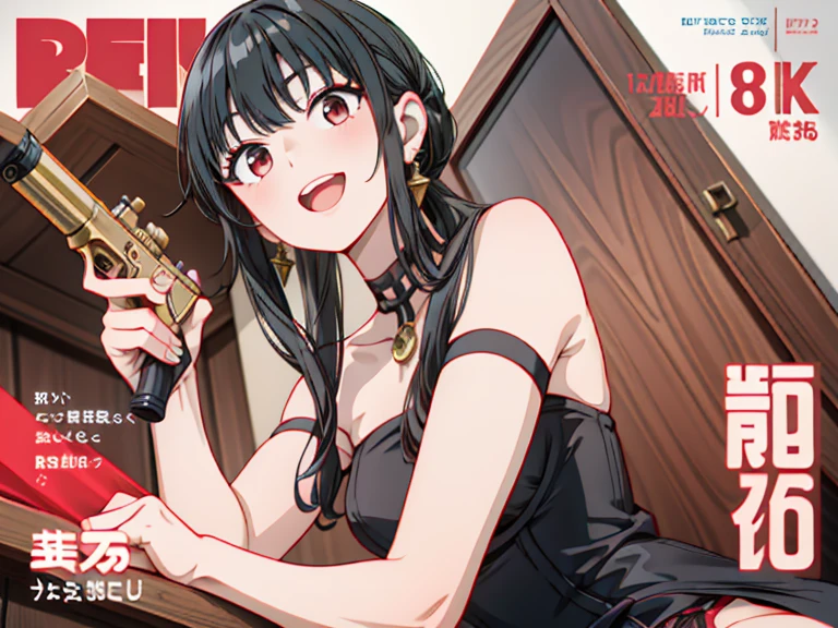(small breasts:1.2), (perky chest:1.2), (pointed chest:1.2), (Pudding cake magazine cover:1.3),(from above:1.0),(shoot from the side:1.1),masterpiece, 1girl, Amazing Cleavage:1.1, thin waist, optimum,tmasterpiece,hight resolution,best qualtiy,hyper HD,super detailing,awardwinning,a 18yo cute girl,(The upper part of the body),anatomy correct,Beautiful Black miniskirt,garters,Gaze,Small face,bangss,holster,Beautuful Women,hands up,leg holster,Gaze,black boots,Cowboy Shot,cute face,a blond,Longhaire,Twin-tailed,Braids, Hairline,(scarlet eyes),long eyelasher,Hanging eye corners,White skin of the, ((see through camisole:1.1)), ((Sheer nipples:1.0)),Rocket Tits,(Slim body),smile,seductive weak smiling,(with sparkling eyes and a contagious smile),little open mouth, Looking at Viewer,