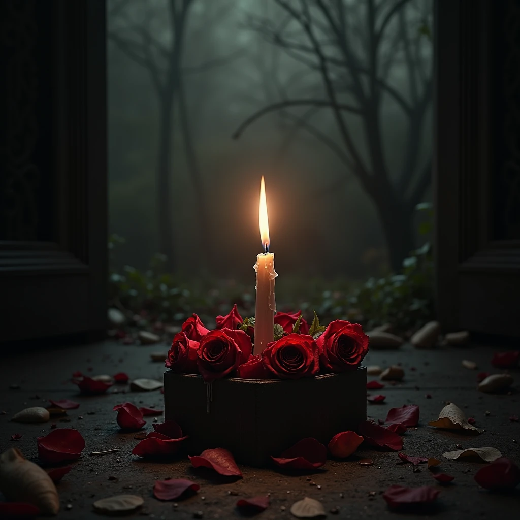 alcohol,Red Roses,nighttime,night