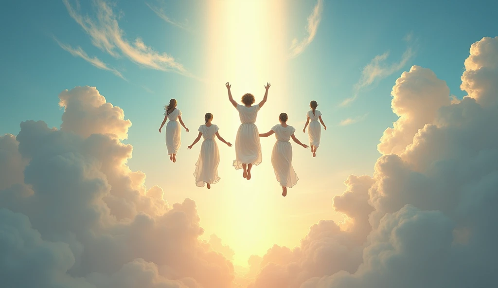 Create an image of the rapture
