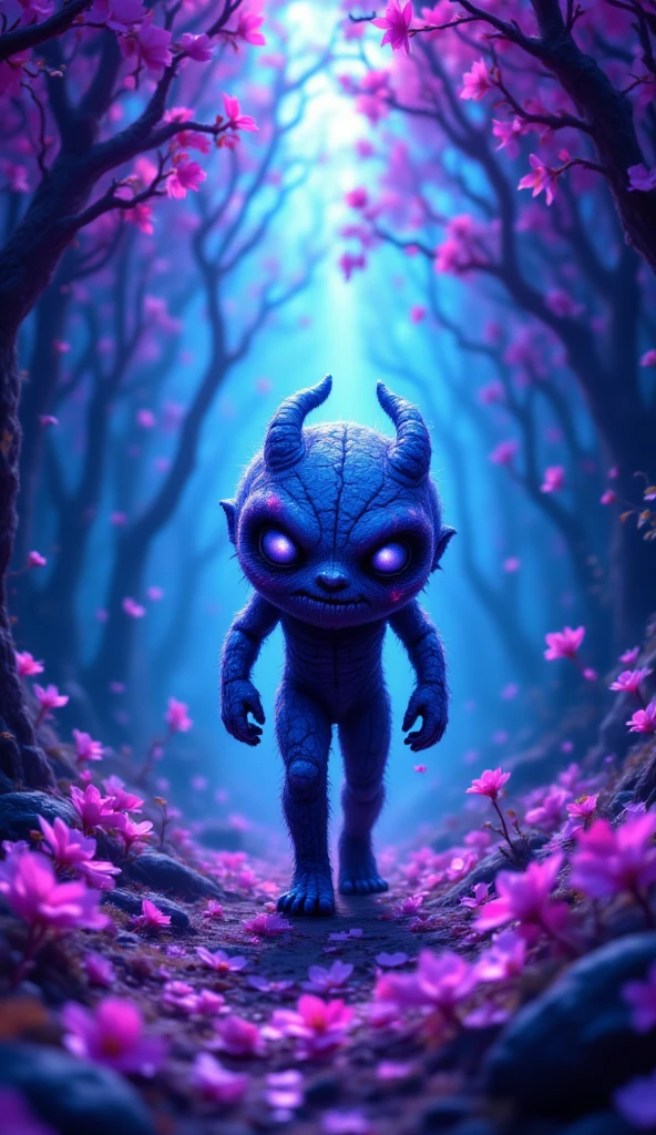 po character from the slendytubbies 3 game with creepy anime style