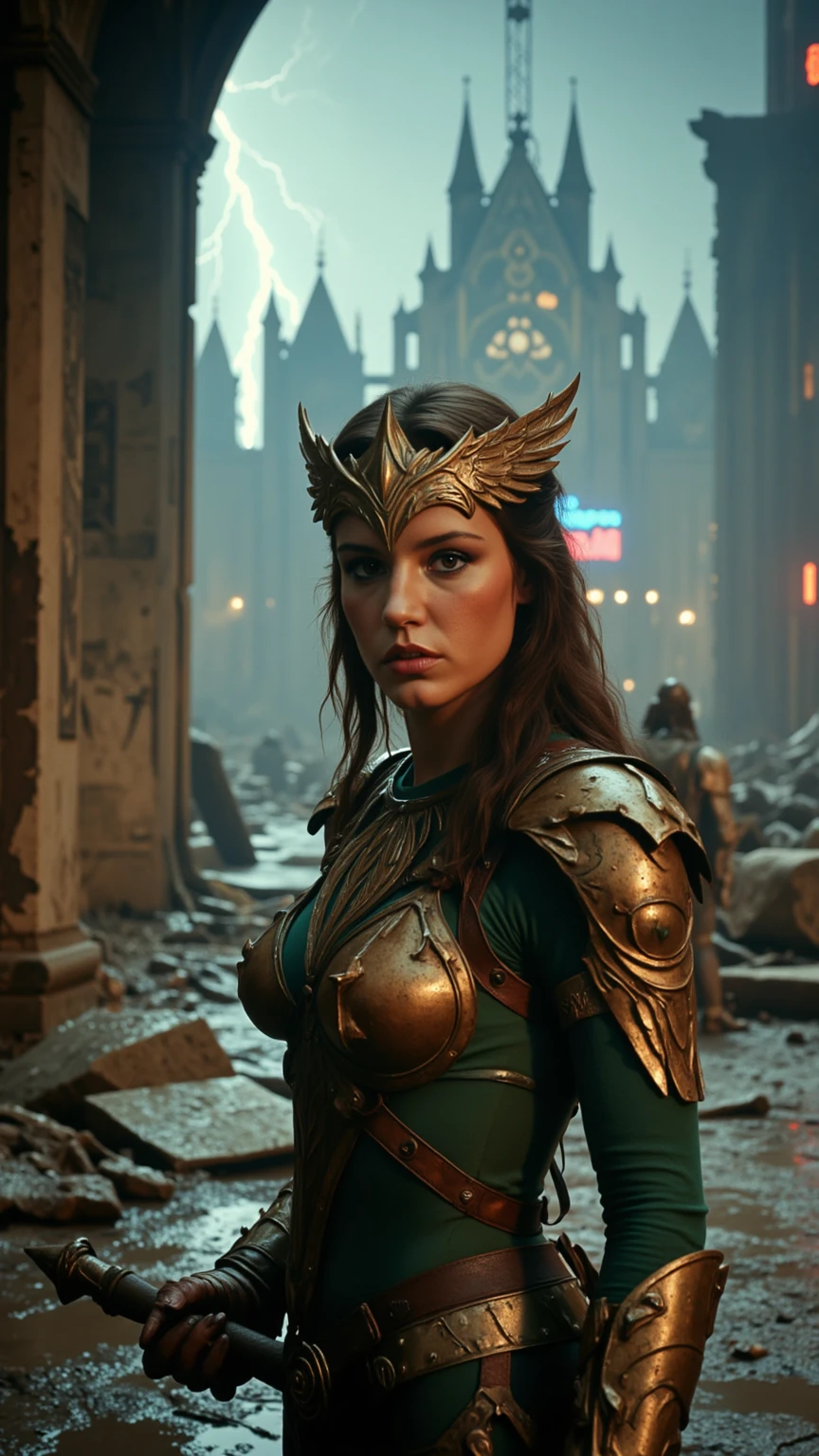 cinematic photo movie still of the Legend of Zelda Live action movie starring (((ohwx woman))) , cinematic light, 4k, closeup <lora:kerr_lora_sdxl_v1-000008:1> . 35mm photograph, film, bokeh, professional, 4k, highly detailed