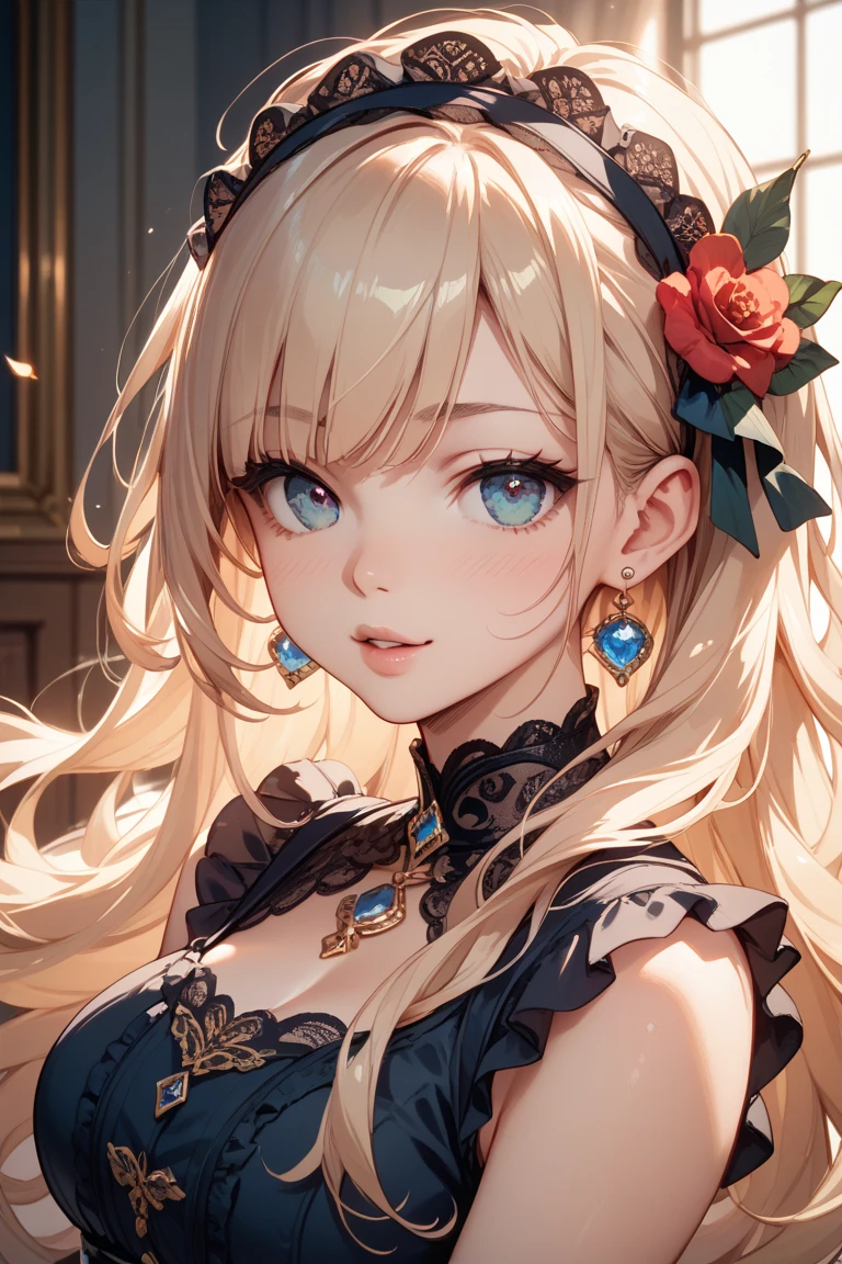 ​masterpiece, top-quality, ​masterpiece,top-quality,the Extremely Detailed CG Unity 8K Wallpapers, colourfull,1girl,独奏,portraitures,(Exquisite facial features)、charming figure,Eyes of the Sky,hypnotism,((tits out))