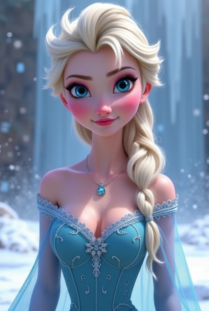 (ultra realistic,32k, masterpiece:1.2),(high detailed skin:1.1), 8k uhd, dslr, high quality,(makeup, mascara:0.9), (thick\lips\),
 <lora:elsa:0.7>elsa, elsa (frozen), 1girl, solo, (blue eyes:0.9), braid, long hair, snowflakes, white hair,single braid, <lora:bluesparkleballgown:0.5>bluesparklebg, dress, frills, light blue dress, dress, white dress, off-shoulder dress, wedding dress,glitter, sparkling,,, , <lora:add_detail:0.75>, (huge breast:1.1), 
(looking at viewer, portrait:1.1),, (upper body:1.1),
,(backlight:1.1), snowy ai ethics committee, addressing moral dilemmas, responsible ai development, ensuring human values, frost, ice,