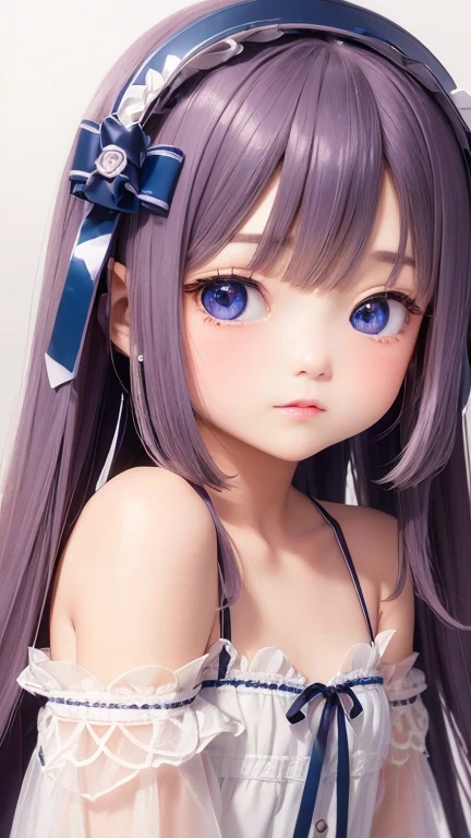 8k、cute、Adult Girls、detailed、Braid your hair in an intricate way、Twin tails、Looking into the camera、Small cleavage is visible