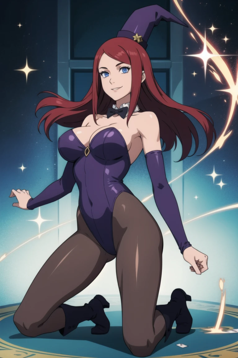 cowboy shot, anime style: 1.8, anime drawing, ultra detailed face, ultra detailed body, 4k, Sumergai Lee Noriega, (standing, hands on hips), best quality, anime style, hires, highest definition, digital blending, bold drawing lines, ((slender body, female wrestler), (location: wrestling arena, crowds watching), (slender body, broad shoulders), mature woman, ((black wrestling gear: cotton leotard, boots, gloves, collar band, black gear)), victorious, gorgeous, winner, smile, (pale skin, shiny skin), (big breasts), (big eyes, brown eyes), (warming up), (brown, long hair), 27 years old,